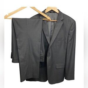 Apt. 9 Suit 46R Slim Fit Charcoal Grey Jacket and 36/32 pants